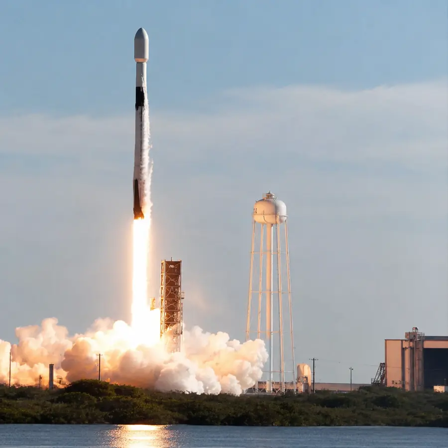 A rocket launch